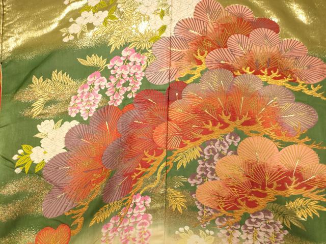 平和屋本店●YUKI TORII 鳥居ユキ 色打掛 和装 婚礼 結婚式 花嫁 神社挙式 唐織 花光琳水 暈し染め 金糸 逸品 AABK8429fw