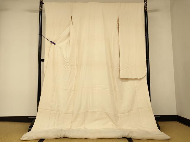 平和屋本店●白打掛 白無垢 和装 婚礼 結婚式 花嫁 神社挙式 鳥の子色 逸品 AABK8433fw