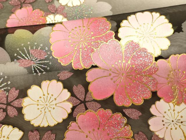 平和屋本店●夏物 お引きずり・お引き摺り・引き振袖 和装 結婚式 舞妓 芸妓 芸者 衣装 オーガンジー 枝垂れ桜文 金彩 逸品 AABK8465fw