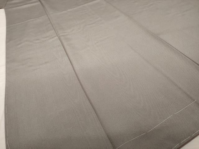 平和屋着物●上質な色無地 木目地紋 正絹 逸品 未使用 AABK8482ck