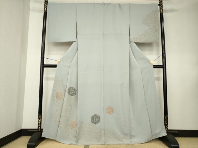 平和屋着物●訪問着 花菱文 鳳凰 健勝苑扱い 正絹 逸品 AABK8489ck