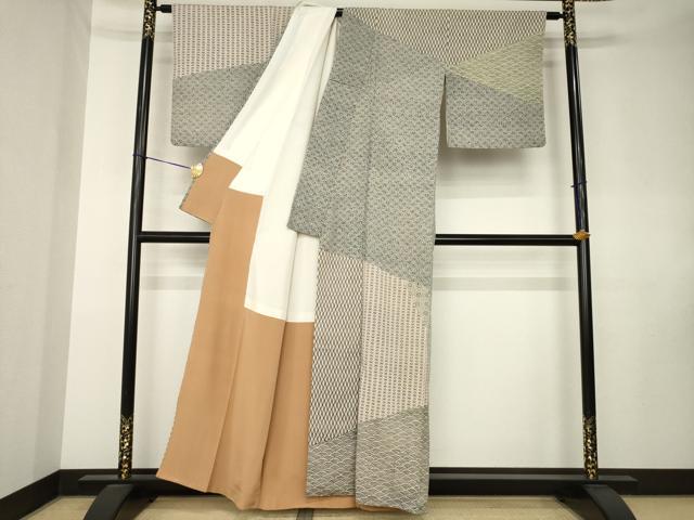 平和屋着物●訪問着 切嵌文 正絹 逸品 AABK8505ck