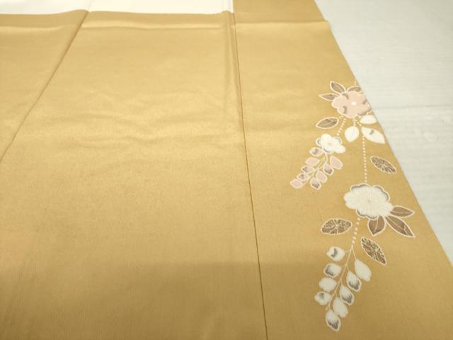 平和屋着物●訪問着 辻が花 草花文 金彩 正絹 逸品 AABK8507ck