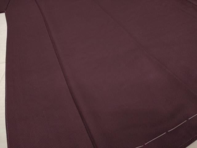 平和屋着物●上質な色無地 作家物 似せ紫色 正絹 逸品 AABK8522ck