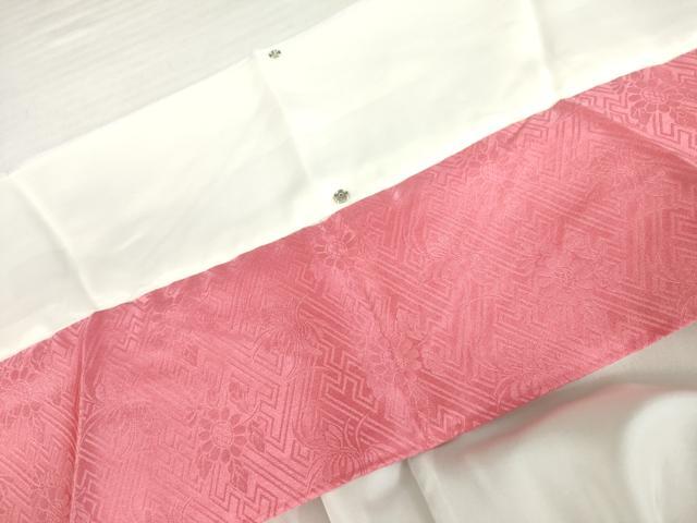平和屋着物●訪問着 作家物 手描き 刺繍 枝梅に休み鳥 暈し染め 正絹 逸品 AABK8572cs