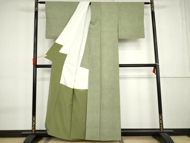 平和屋着物●人間国宝 小宮康孝 江戸小紋 鮫小紋柄 正絹 逸品 AABK8602cs