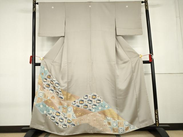 平和屋着物●創業460年・千總 色留袖 駒刺繍 有栖川文様 金彩 小田急百貨店扱い 正絹 逸品 未使用 AABK8608cs