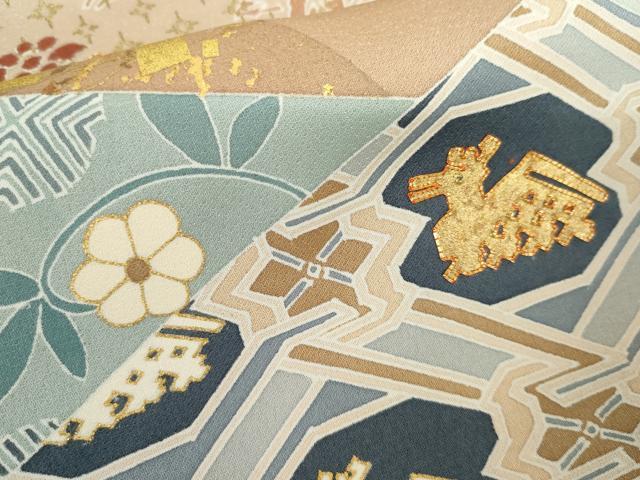 平和屋着物●創業460年・千總 色留袖 駒刺繍 有栖川文様 金彩 小田急百貨店扱い 正絹 逸品 未使用 AABK8608cs