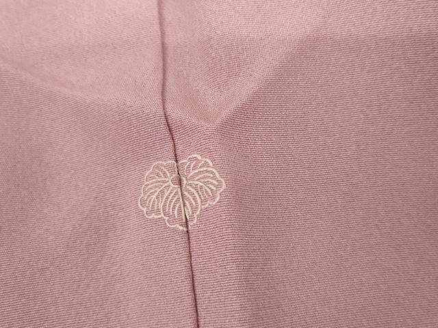 平和屋着物●上質な色無地 石竹色 正絹 逸品 AABK8660cs