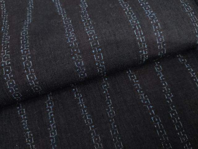 平和屋着物●結城紬 80亀甲 飛び亀甲 立涌文 正絹 逸品 AABK8674cs