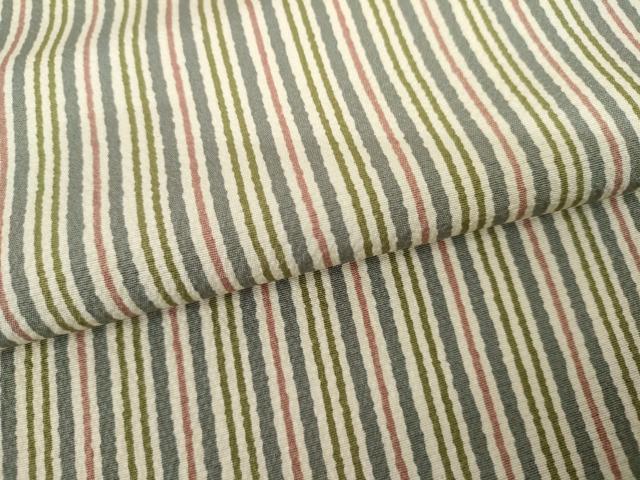 平和屋着物●上質な小紋 縞 正絹 逸品 未使用 AABK8696cs