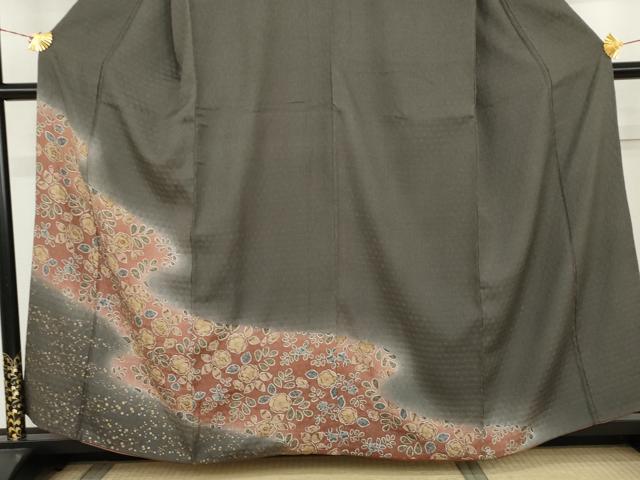 平和屋着物●訪問着 辻が花 絞り 暈し染め 正絹 逸品 AABK8716cs