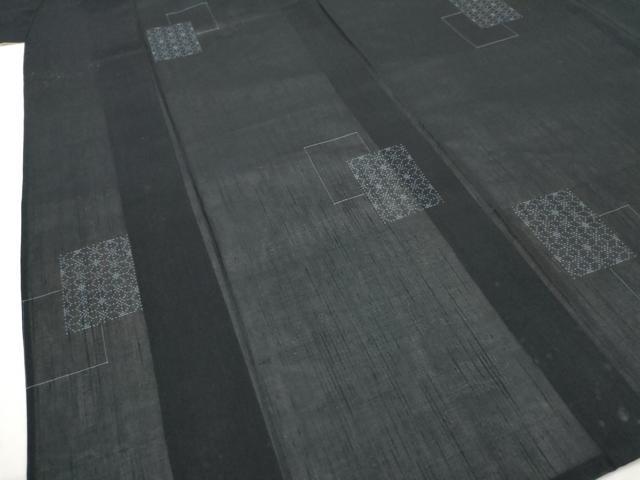 平和屋着物*夏物 結城紬 夏結城 色紙重ね文 正絹 逸品 AABK8727st