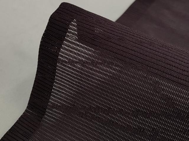 平和屋着物*夏物 色無地 絽 花紋紗 似せ紫色 正絹 逸品 AABK8734st
