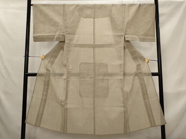 平和屋着物*夏物 男性 紗 ちぢみ織 絣文様 AABK8739st