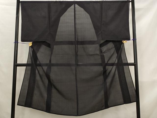 平和屋着物*夏物 男性 夏大島 霞文 正絹 逸品 AABK8746st