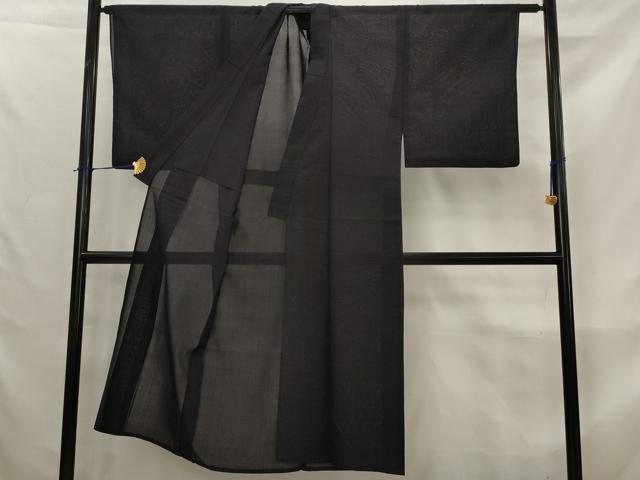 平和屋着物*夏物 男性 夏大島 霞文 正絹 逸品 AABK8746st