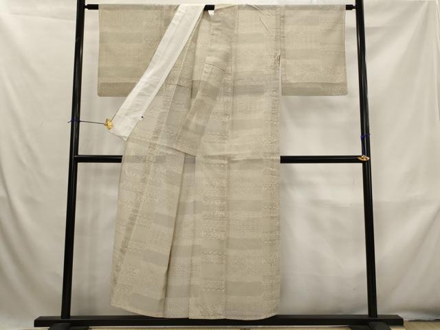 平和屋着物*夏物 本場大島紬 夏大島 横段蜀江文 正絹 逸品 AABK8747st