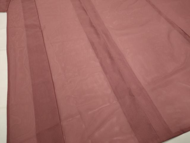 平和屋着物*夏物 色無地 絽 蘇芳香色 洗える着物 AABK8755st