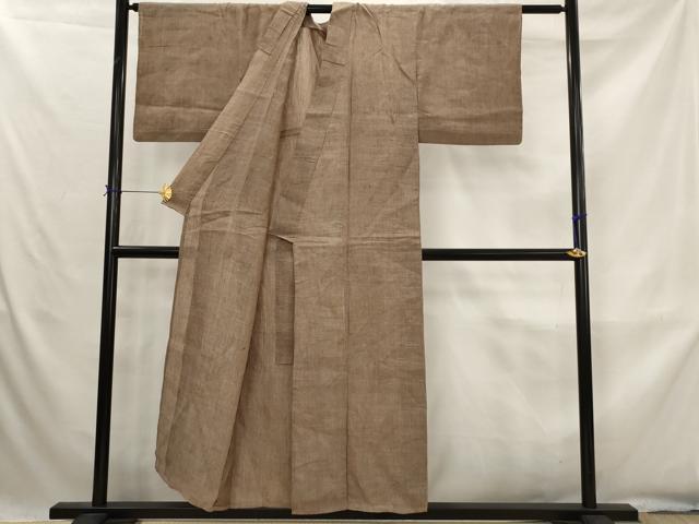 平和屋着物*夏物 小紋 浴衣兼用 霞文 綿麻 AABK8761st