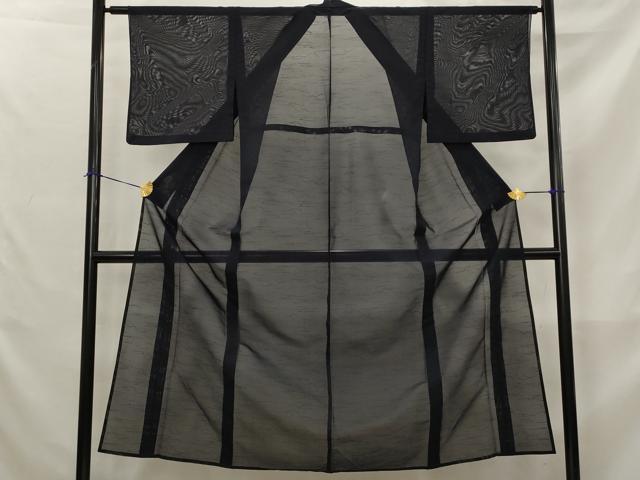 平和屋着物*夏物 小紋 紗 芝文 正絹 逸品 AABK8770st
