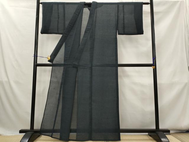 平和屋着物*夏物 男性 小紋 紗 霞文 キングサイズ AABK8771st