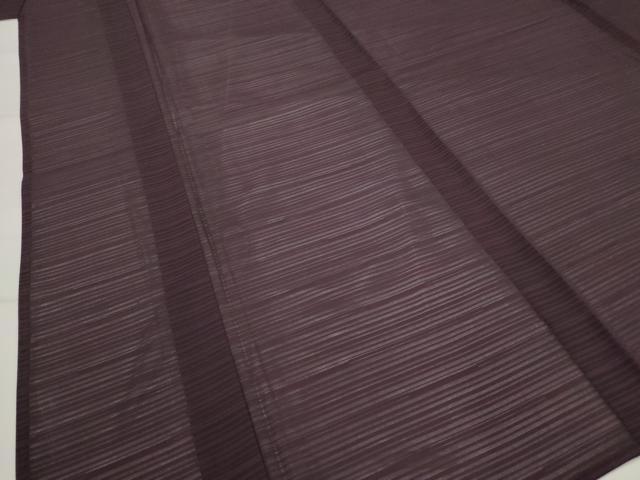 平和屋着物*夏物 洗える最高級着物 <英>はなぶさ謹製 色無地 変わり絽 似せ紫色 洗える着物 AABK8775st