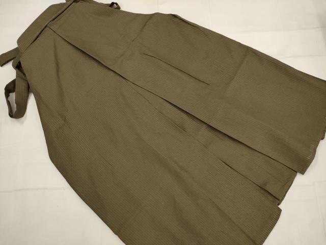 平和屋着物*夏物 男性 行灯袴 縦絽 縞 正絹 逸品 AABK8794st