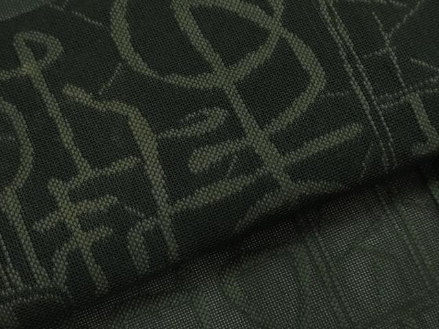 平和屋着物*夏物 小紋 紗 幾何学文様 正絹 逸品 AABK8796st