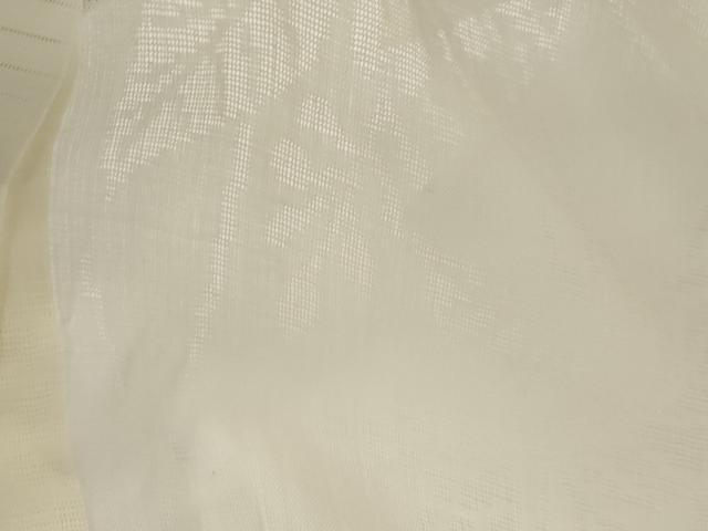 平和屋着物*夏物 長襦袢 草花文紗 生成り色 麻 逸品 AABK8810st