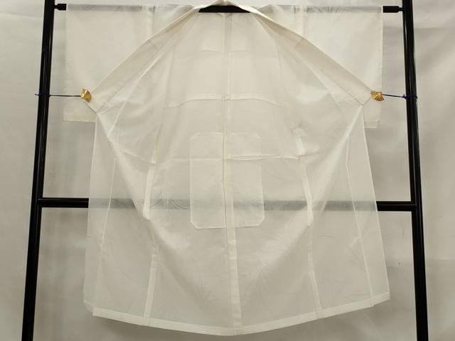 平和屋着物*夏物 長襦袢 草花文紗 生成り色 洗える着物 AABK8811st