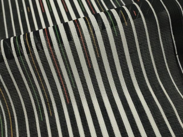 平和屋着物*夏物 小紋 絽 間道 洗える着物 AABK8850st