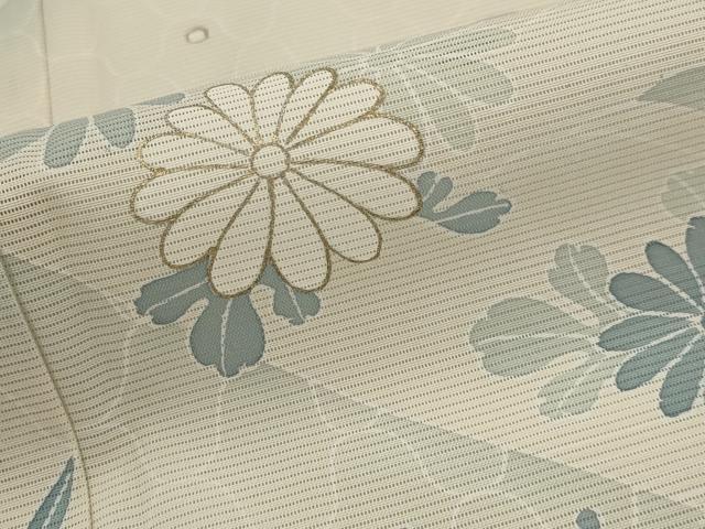平和屋着物*夏物 訪問着 絽 流水花文 金彩 正絹 逸品 AABK8855st