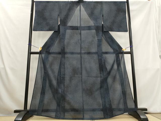 平和屋着物*夏物 本場大島紬 夏大島 草葉文 正絹 逸品 AABK8910st