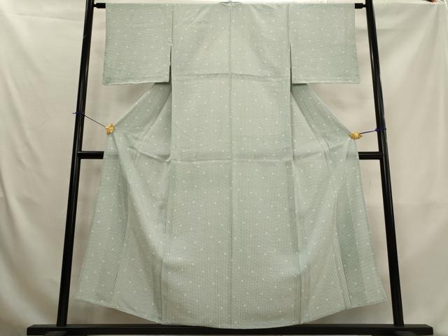 平和屋着物*夏物 小紋 絽 霞文 正絹 逸品 AABK8913st