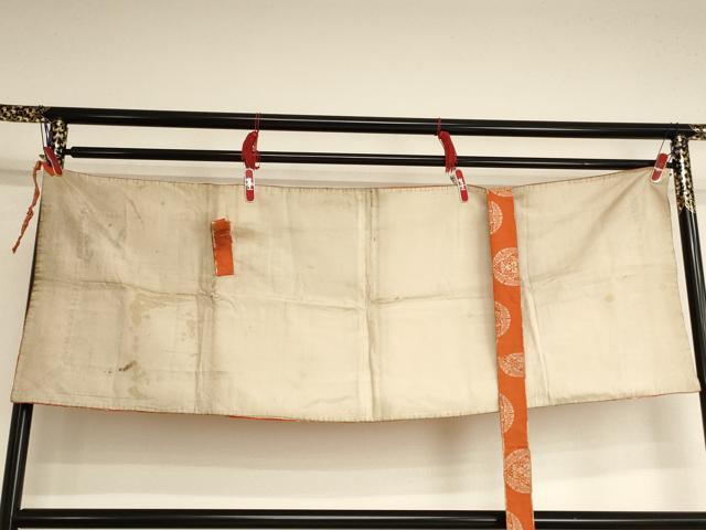 平和屋本店▼五条袈裟 六つ藤 法衣 寺院 仏具 仏教 僧侶 神職 装束 AABK9079ja