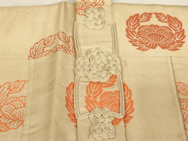 平和屋本店▼五条袈裟 抱き牡丹 法衣 寺院 仏具 仏教 僧侶 神職 装束 AABK9083ja