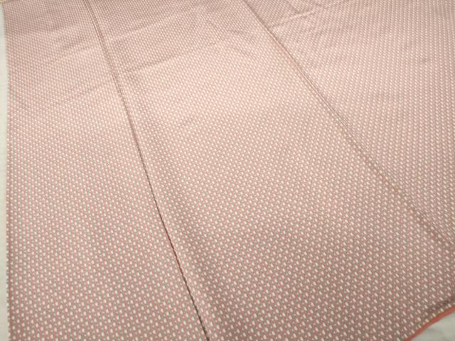 平和屋着物●上質な小紋 幾何学文様 正絹 逸品 AABK9364ck