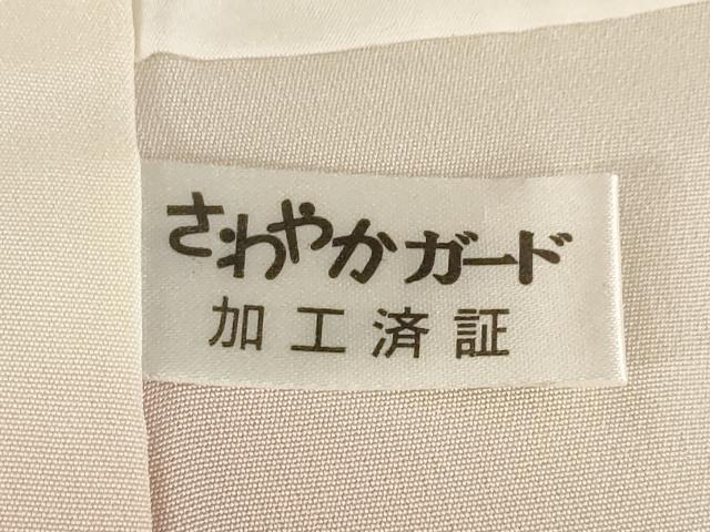 平和屋着物●訪問着 舞花文 金彩 丹後ちりめん 反端付き 正絹 逸品 AABK9387ck
