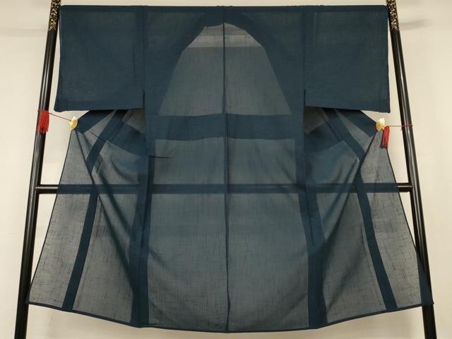 平和屋着物*夏物 男性 紗紬 褐返色 正絹 逸品 AABK9407jd