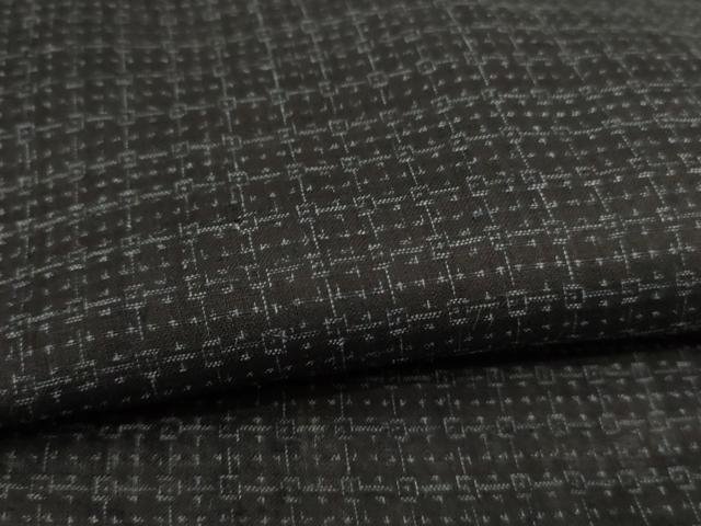 平和屋着物*夏物 重要無形文化財 本場宮古上布 格子 苧麻 逸品 AABK9414jd