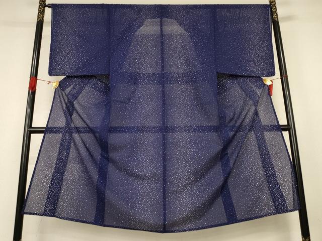 平和屋着物*夏物 小紋 絽 霞文 洗える着物 AABK9417jd