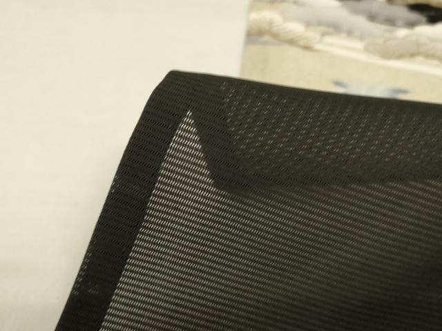 平和屋着物*夏物 黒留袖 絽 駒刺繍 風景草花文 金彩 正絹 逸品 AABK9439jd