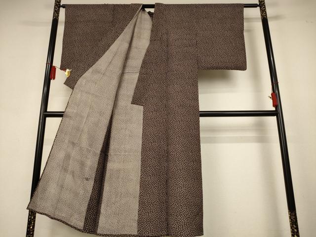 平和屋着物*夏物 小紋 絽 花尽くし 正絹 逸品 AABK9447jd