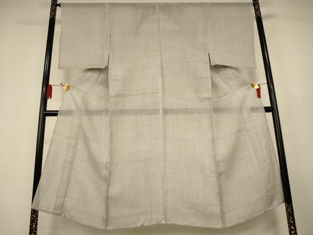 平和屋着物*夏物 男性 石川県指定無形文化財 能登上布 本麻手織上布 総詰め 麻 逸品 AABK9495jd