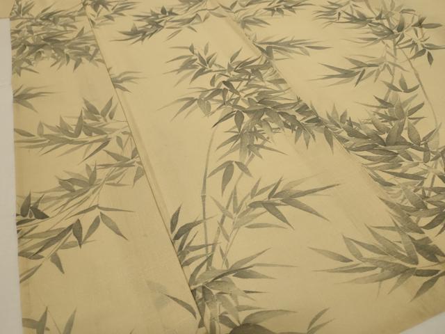 平和屋着物*夏物 紗紬 笹文 正絹 逸品 AABK9499jd