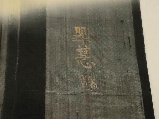 平和屋着物*夏物 訪問着 絹芭蕉 作家物 鳥獣戯画 暈し染め 正絹 逸品 AABK9506jd