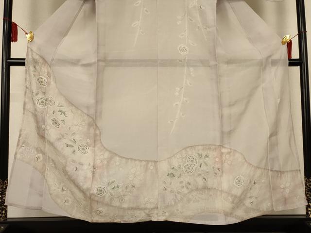 平和屋着物*夏物 訪問着 紗紬 作家物 絞り 辻が花 正絹 逸品 AABK9509jd