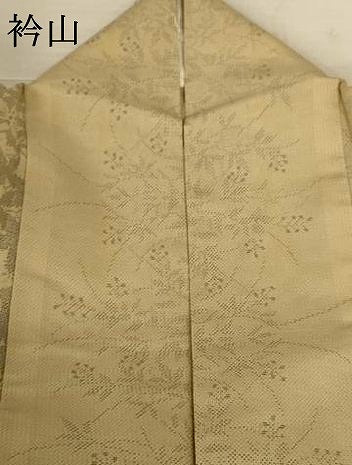 平和屋着物*夏物 越後夏大島物語 草花文 証紙付き 正絹 逸品 AABK9529jd