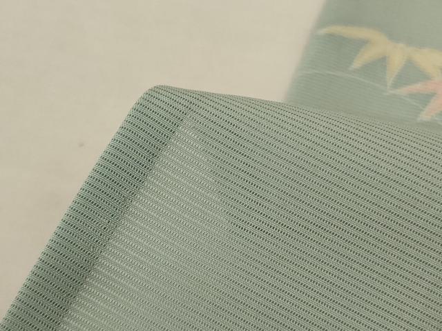 平和屋着物*夏物 創業460年・千總 訪問着 絽 流水草花文 銀糸 銀彩 伊勢丹扱い 正絹 逸品 AABK9531jd
